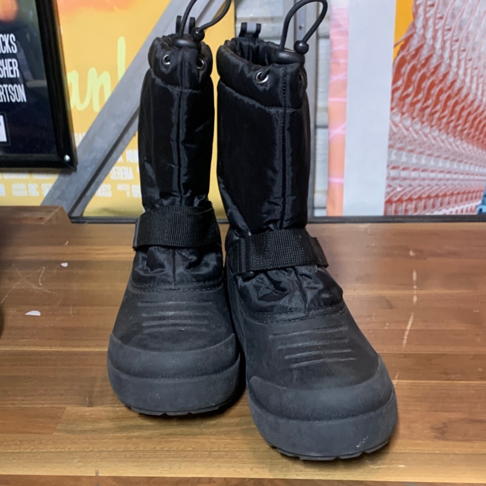 Northside Black Kids Rain & Snow Boots